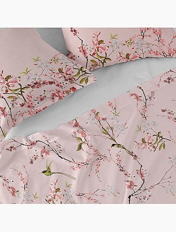 Lençol Chinoiserie rose "Happyfriday
