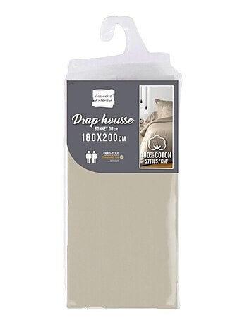Lençol com elástico algodão lina douceur d'intérieur