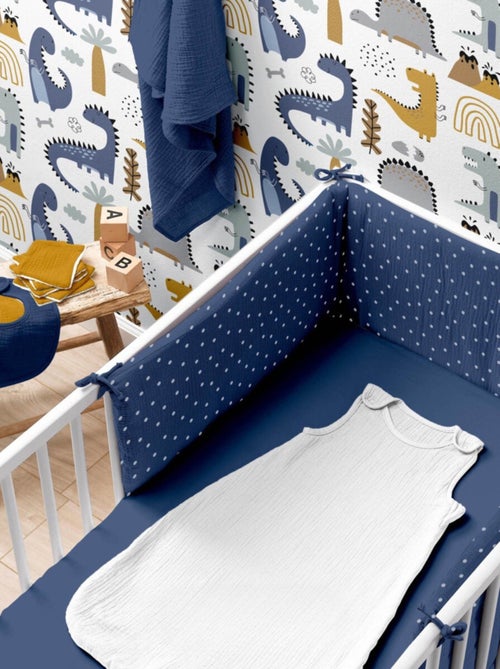 Lençol com elástico gaze de algodão alia promo linge - Kiabi Lençol com elástico gaze de algodão alia promo linge - Kiabi