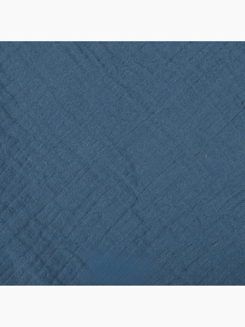 Lençol com elástico gaze de algodão douceur d'intérieur Azul - Kiabi