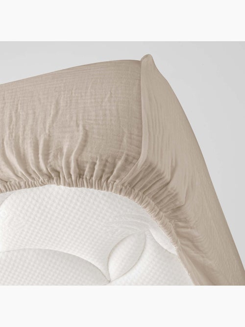 Lençol com elástico gaze de algodão douceur d'intérieur - Kiabi