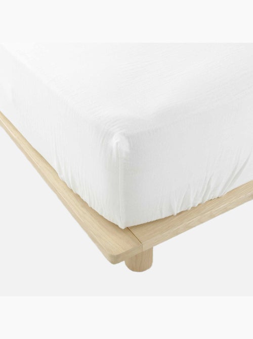 Lençol com elástico gaze de algodão douceur d'intérieur - Kiabi