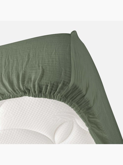Lençol com elástico gaze de algodão douceur d'intérieur - Kiabi