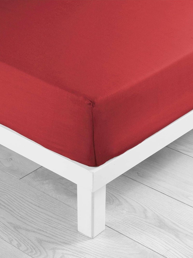 Lençol com elástico microfibra oscar douceur d'intérieur Vermelho - Kiabi