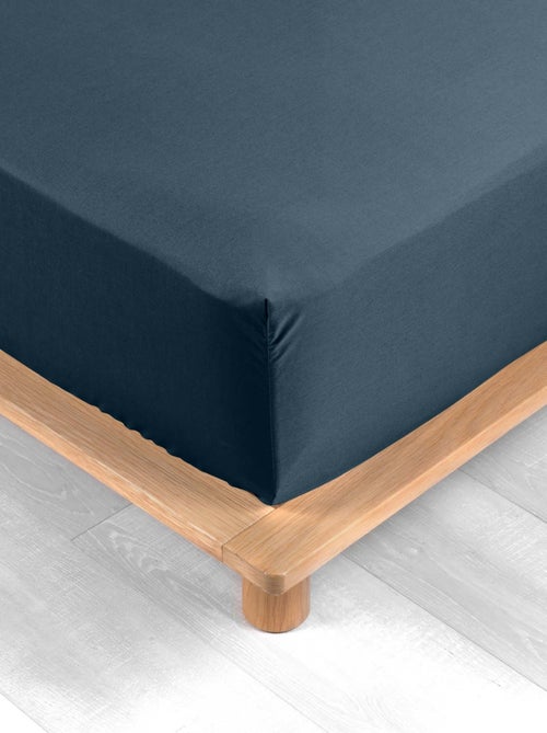 Lençol com elástico percal de algodão percale douceur d'intérieur - Kiabi Lençol com elástico percal de algodão percale douceur d'intérieur - Kiabi