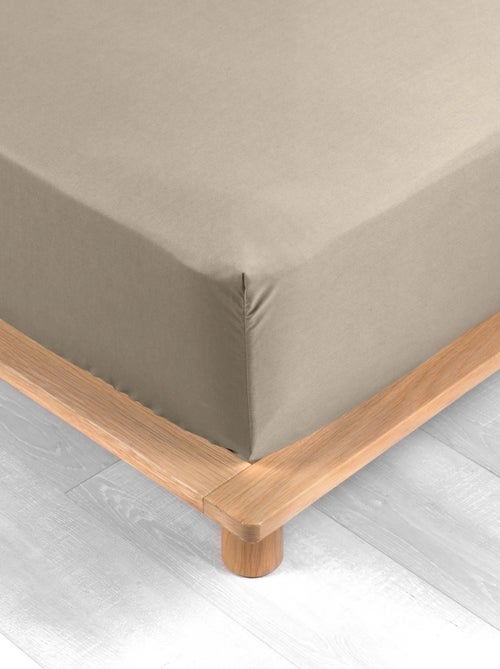 Lençol com elástico percal de algodão percale douceur d'intérieur - Kiabi Lençol com elástico percal de algodão percale douceur d'intérieur - Kiabi