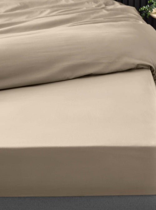 Lençol com elástico percal de algodão percale douceur d'intérieur - Kiabi Lençol com elástico percal de algodão percale douceur d'intérieur - Kiabi
