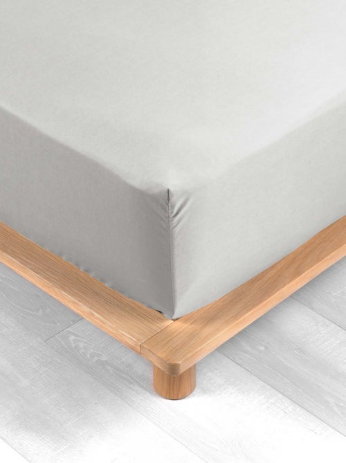 Lençol com elástico percal de algodão percale douceur d'intérieur - Kiabi Lençol com elástico percal de algodão percale douceur d'intérieur - Kiabi