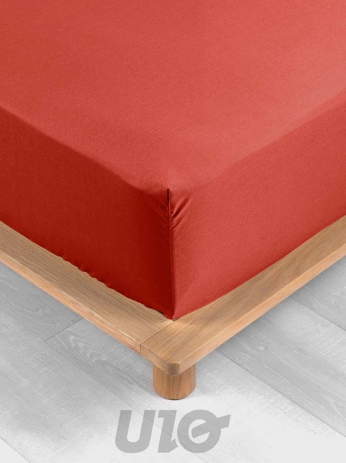 Lençol com elástico percal de algodão percale douceur d'intérieur - Kiabi Lençol com elástico percal de algodão percale douceur d'intérieur - Kiabi