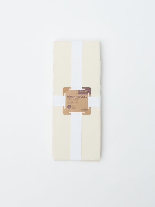 Lençol de baixo (150x200cm) em algodão - Kiabi