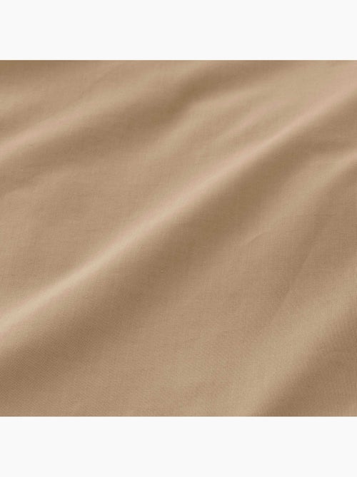Lençol de baixo ajustável liso 100% algodão, para colchão até 30 cm de altura - Gamusi. - Kiabi