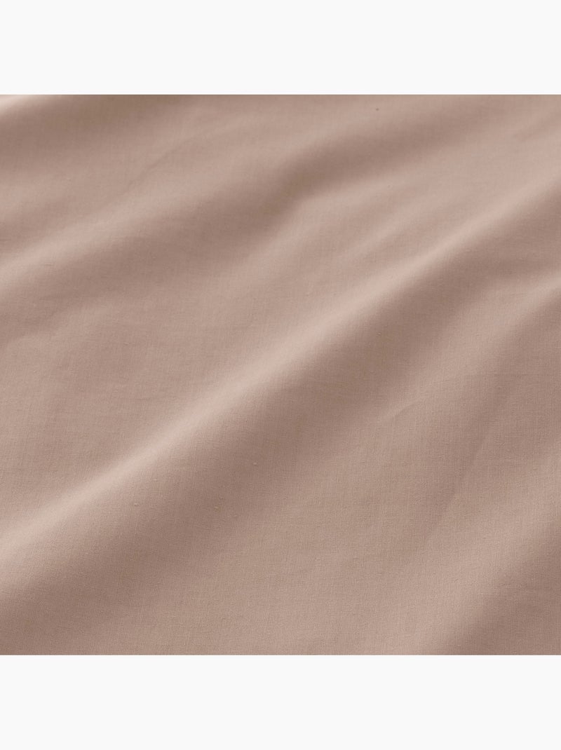 Lençol de baixo ajustável liso 100% algodão, para colchão até 30 cm de altura - Gamusi. Rosa - Kiabi