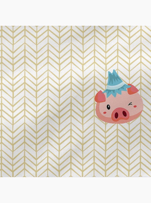 Lençol de baixo ajustável Piggys "Happyfriday" - Kiabi Lençol de baixo ajustável Piggys "Happyfriday" - Kiabi