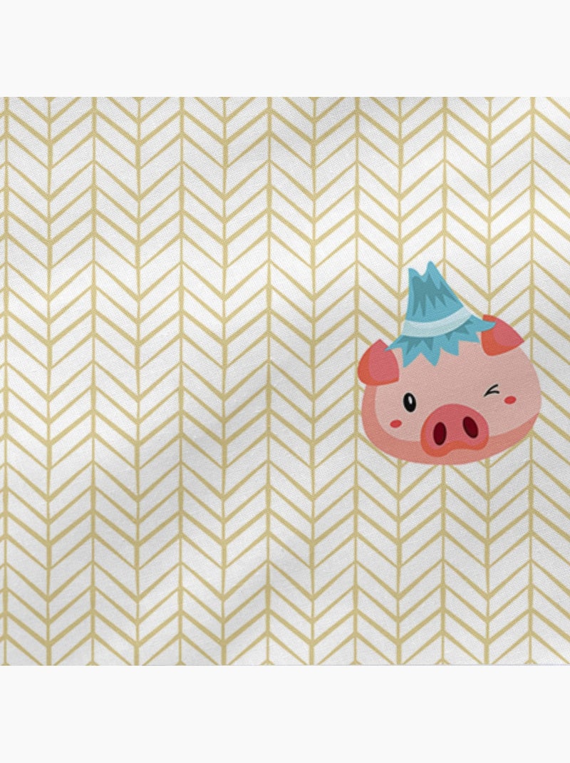 Lençol de baixo ajustável Piggys "Happyfriday" Multicolorido - Kiabi