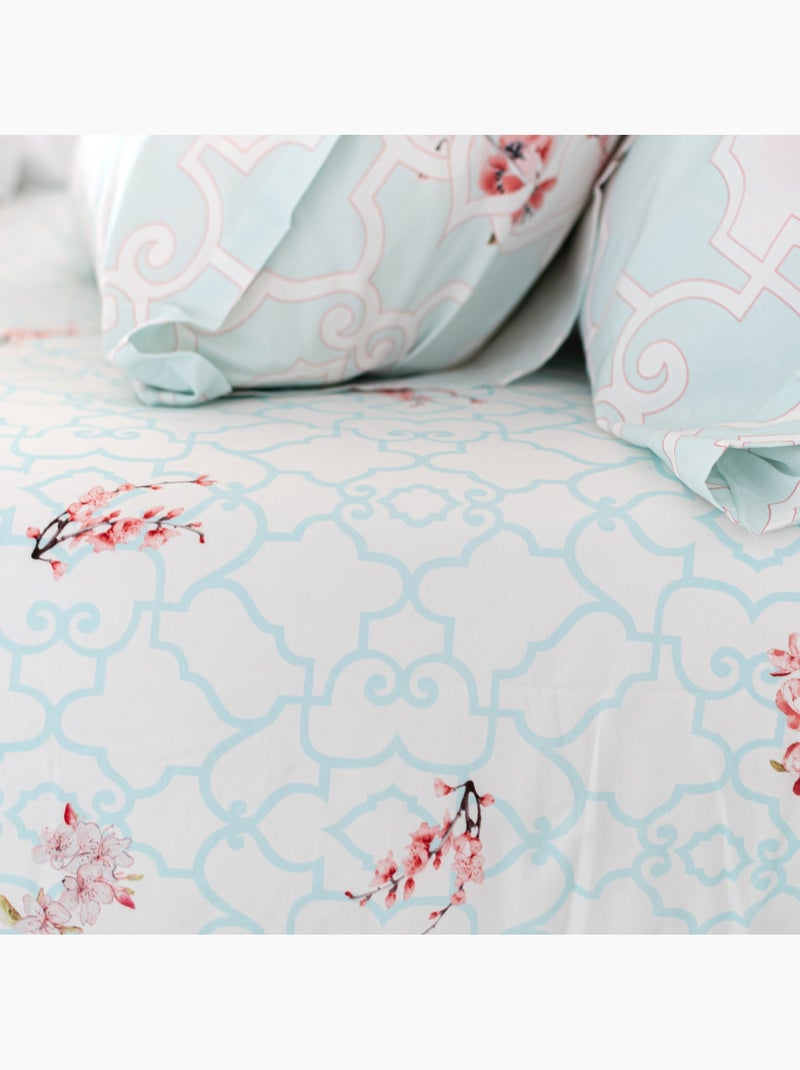 Lençol de baixo ajustável Sakura "Happyfriday" Multicolorido - Kiabi