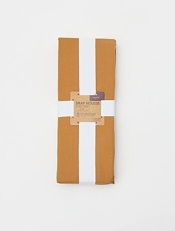 Lençol de baixo com elástico (150x200cm) em algodão