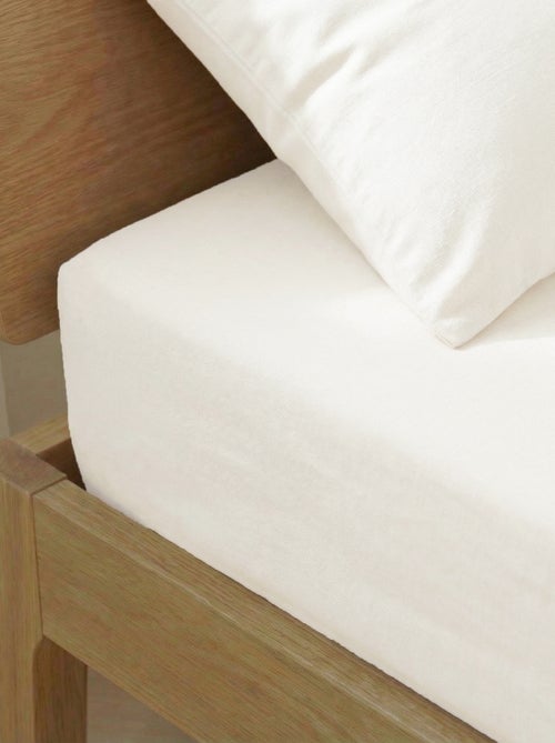 Lençol de baixo liso 140 x 200 cm - Kiabi