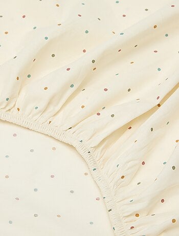 Lençol de baixo para 1 pessoa (140x200) em algodão - Kiabi Home