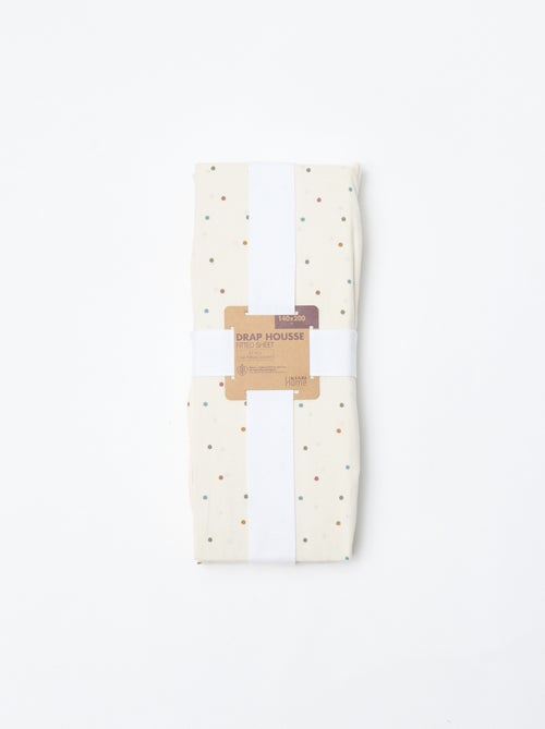 Lençol de baixo para 1 pessoa (140x200) em algodão - Kiabi Home - Kiabi