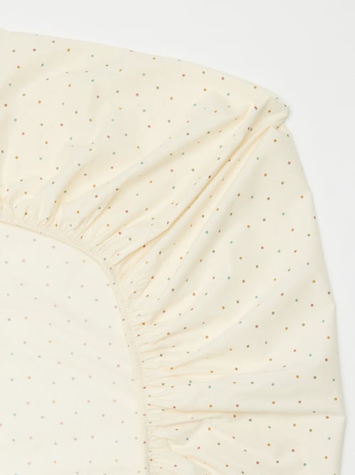 Lençol de baixo para 1 pessoa (140x200) em algodão - Kiabi Home - Kiabi