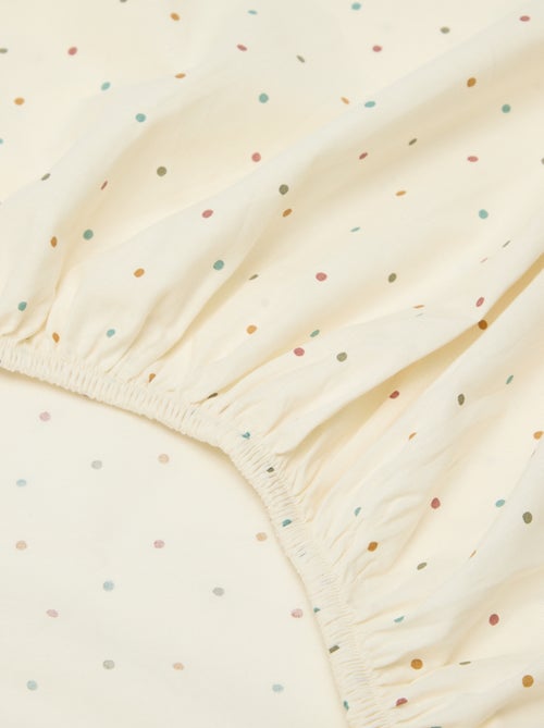 Lençol de baixo para 1 pessoa (140x200) em algodão - Kiabi Home - Kiabi