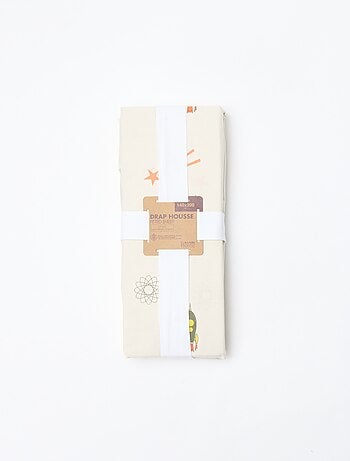 Lençol de baixo para 1 pessoa (140x200) em algodão - Kiabi Home