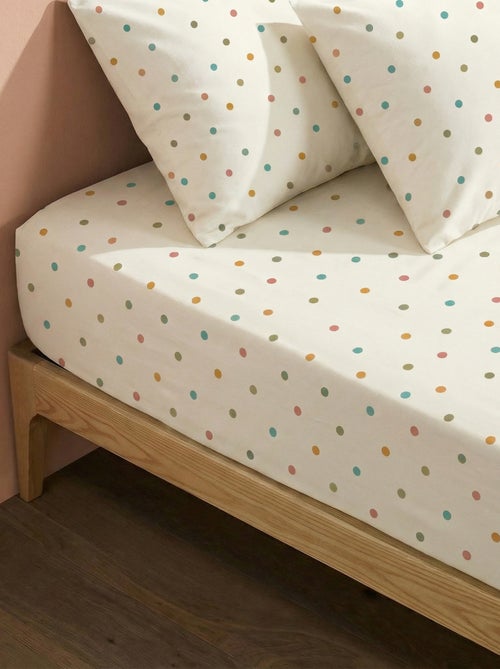 Lençol de baixo para 1 pessoa (90x190) em algodão - Kiabi Home - Kiabi