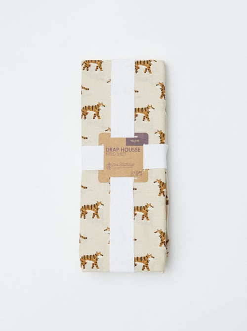 Lençol de baixo para 1 pessoa (90x190) em algodão - Kiabi Home - Kiabi