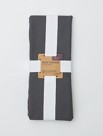 Lençol de baixo para 1 pessoa (90x190) em algodão - Kiabi Home