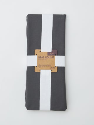 Lençol de baixo para 1 pessoa (90x190) em algodão - Kiabi Home