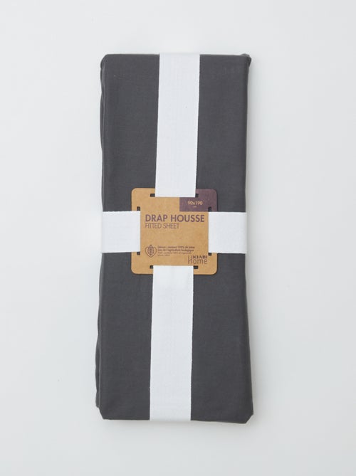 Lençol de baixo para 1 pessoa (90x190) em algodão - Kiabi Home - Kiabi