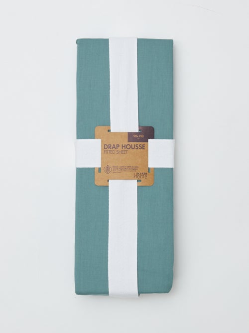 Lençol de baixo para 1 pessoa (90x190) em algodão - Kiabi Home - Kiabi