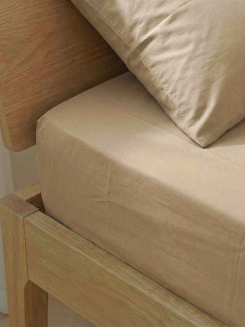 Lençol de baixo para 2 pessoas (160x200cm) em algodão - Kiabi Home - Kiabi