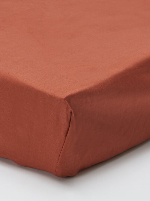 Lençol de baixo para 2 pessoas (160x200cm) em algodão - Kiabi Home - Kiabi