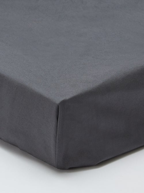 Lençol de baixo para 2 pessoas (160x200cm) em algodão - Kiabi Home - Kiabi Lençol de baixo para 2 pessoas (160x200cm) em algodão - Kiabi Home - Kiabi