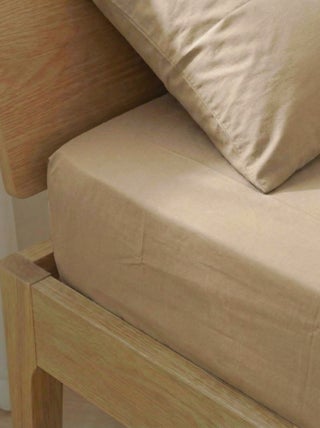 Lençol de baixo para cama de casal (180x200) em algodão - Kiabi Home