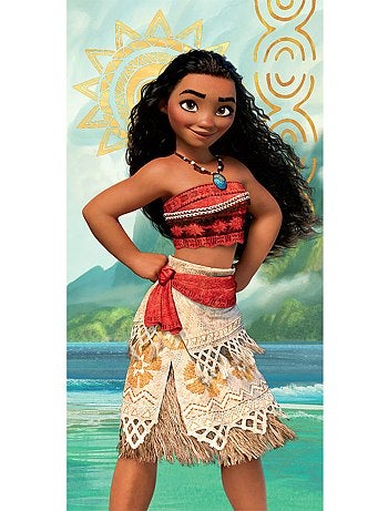 Lençol de praia 'Vaiana' da 'Disney' - Kiabi