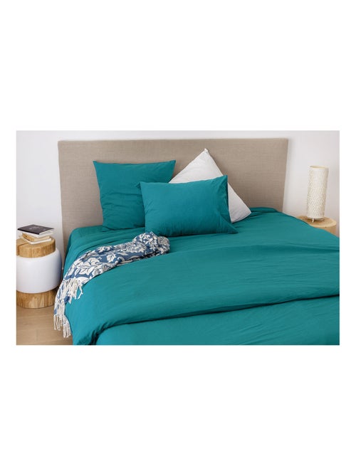 Lençol em algodão lavado oekotex - Kiabi