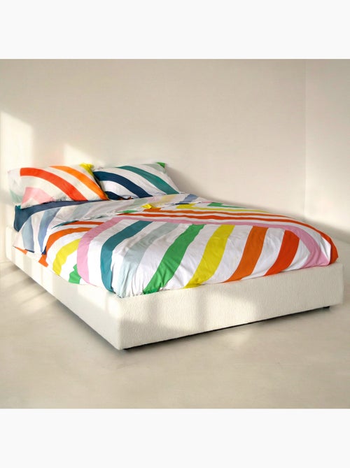 Lençol Happy stripes "Happyfriday" - Kiabi Lençol Happy stripes "Happyfriday" - Kiabi