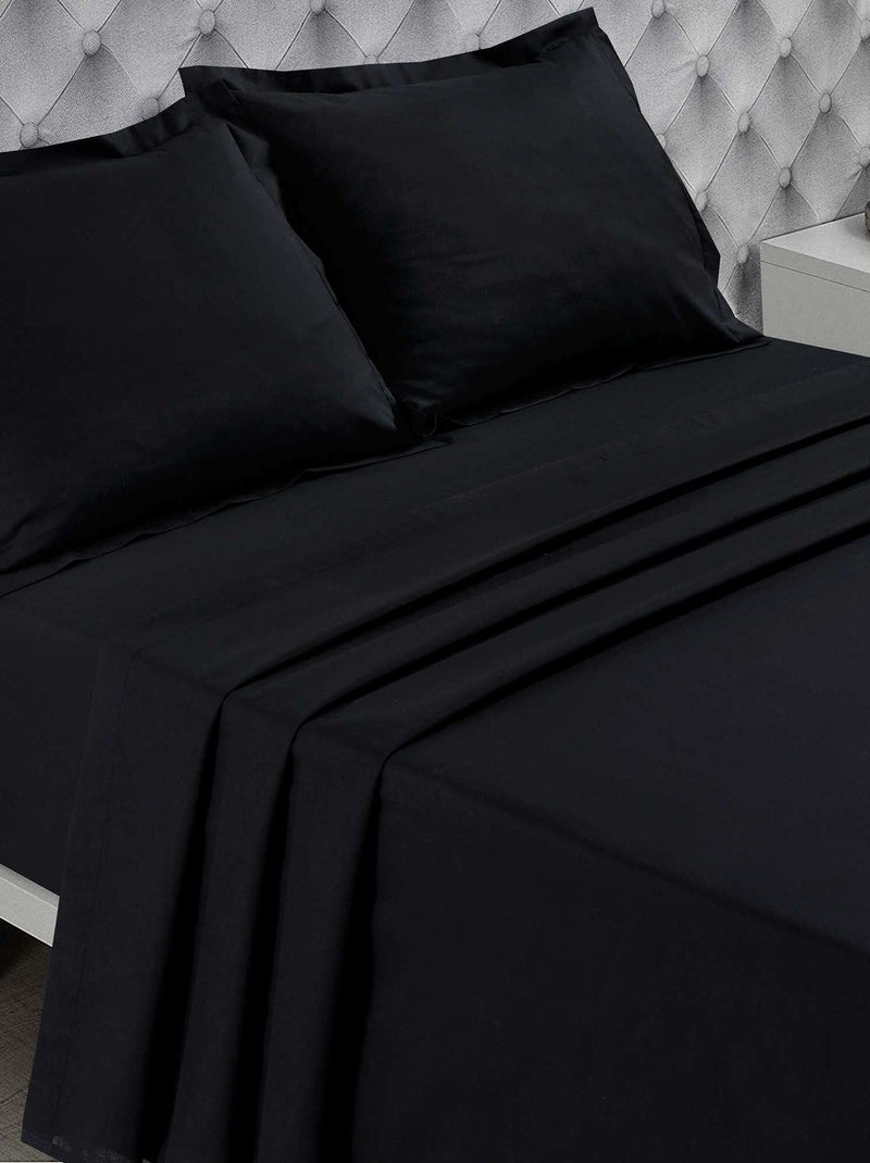 Lençol liso Preto - Kiabi