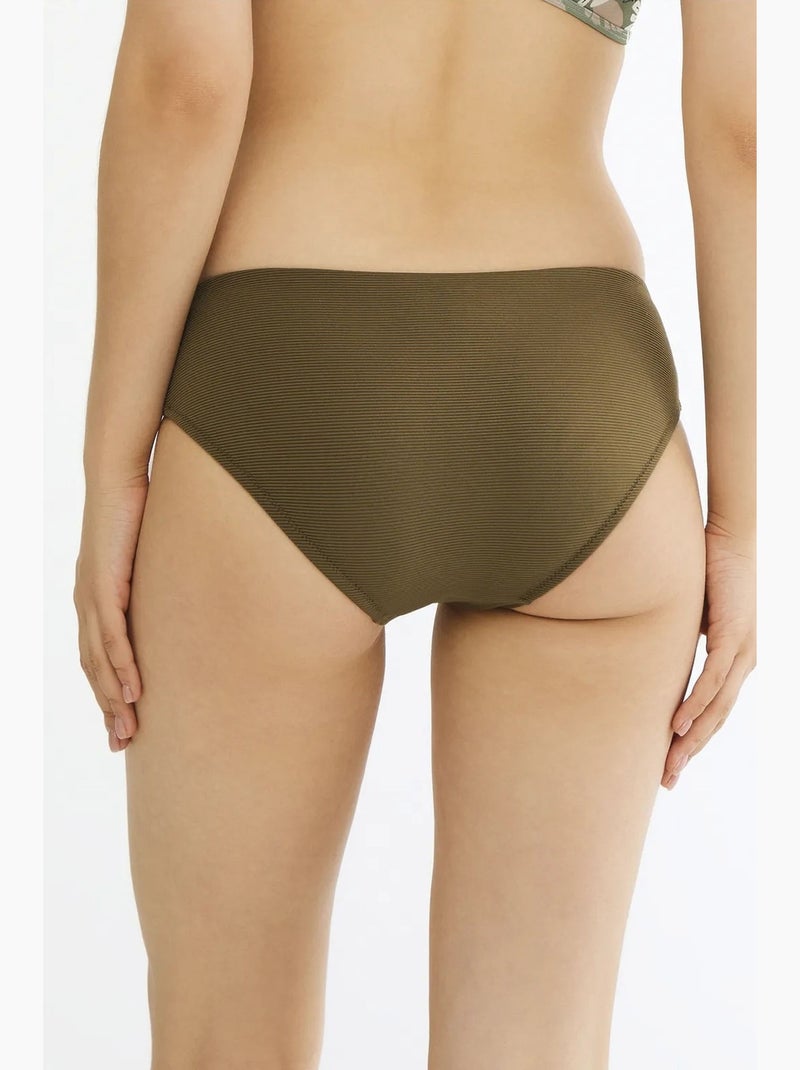 Lepa cueca de biquíni hipster penti Cáqui - Kiabi