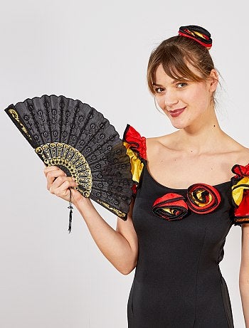 Leque em tecido bordado - Kiabi