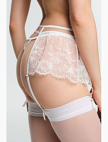 Liga lilya em renda efeito desgastado penti