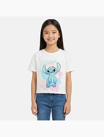 Lilo & stitch - t-shirt manga curta lilo e stitch menina
