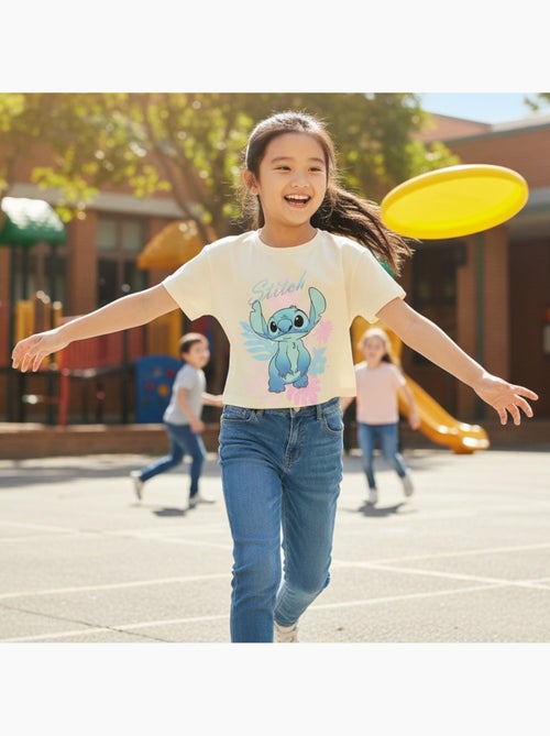 Lilo & Stitch - T-shirt manga curta Lilo e Stitch menina - Kiabi Lilo & Stitch - T-shirt manga curta Lilo e Stitch menina - Kiabi