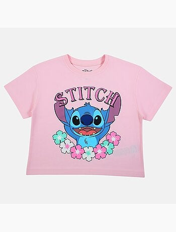 Lilo & Stitch - T-shirt manga curta Lilo e Stitch menina