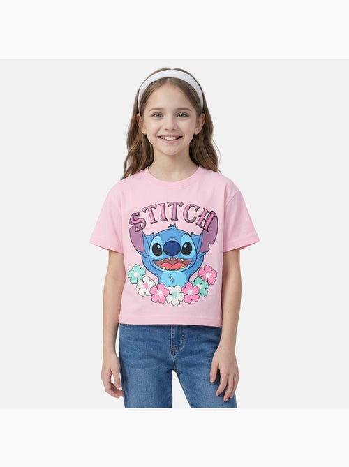 Lilo & Stitch - T-shirt manga curta Lilo e Stitch menina - Kiabi Lilo & Stitch - T-shirt manga curta Lilo e Stitch menina - Kiabi