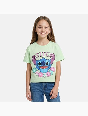Lilo & Stitch - T-shirt manga curta Lilo e Stitch menina