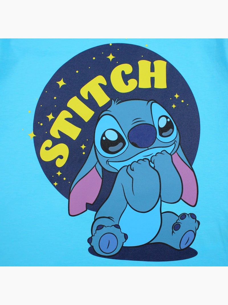 Lilo & Stitch - T-shirt manga curta Lilo e Stitch menino Azul - Kiabi