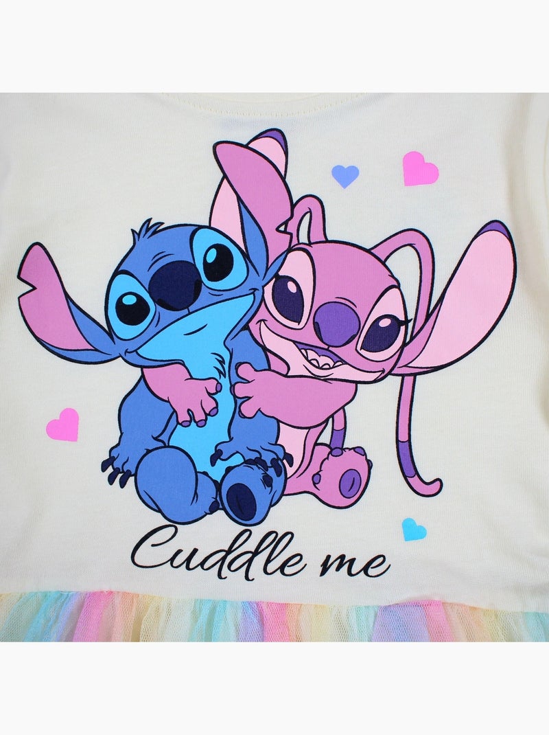 Lilo & Stitch - Vestido Lilo e Stitch menina Amarelo - Kiabi